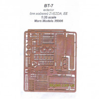 Фототравление для танка BT-7 exterior