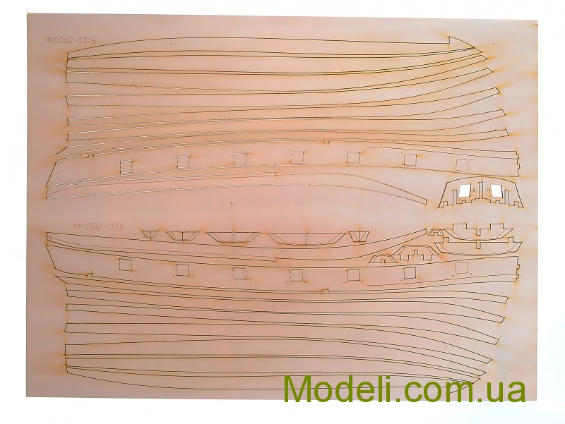 Модель корабля Шхуна "Полоцк" эскадры Ушакова. Фото № 6