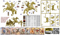 Master Box 32014 Фигура Персидский тяжелый всадник. Греко-персидские войны. Набор №4