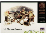 Master Box 3519 Сборные фигурки американских пулеметчиков, Европа 1944 г.