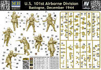 Master Box 35253 Набор фигур 101-я воздушно-десантная дивизия США. Бастонь, декабрь 1944 года