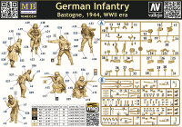 Master Box 35254 Набор фигур Немецкая пехота. Бастонь, 1944 год