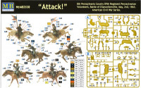 Master Box Фигурки: 8й Пенсильванский Кавалерийский полк