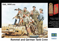 Фигурка Роммела с танковым экипажем