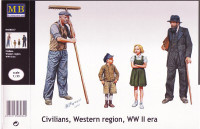 Фигурки людей западного региона, времен Второй Мировой войны