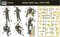 Master Box Фигурки: Советские танкисты, 1943-1945