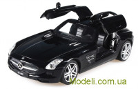Машинка радиоуправляемая 1:24 Meizhi лицензионная Mercedes-Benz SLS AMG металлическая (черный)