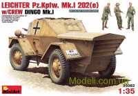 Бронеавтомобиль Leichter Pz.kpfw. 202(e) с экипажем (Динго Mk.I)