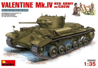 Британский пехотный танк Валентайн Мк.IV, Красная Армия, с экипажем