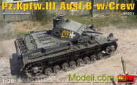 Танк Pz.Kpfw.III Ausf.B с экипажем