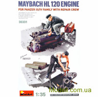 Двигатель Maybach HL 120 для Panzer III/IV с ремонтной бригадой