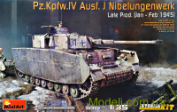 Немецкий танк Pz.Kpfw.IV AUSF.J (январь - февраль 1945). С интерьером