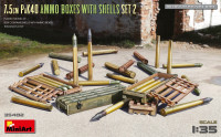 Ящики для боеприпасов PaK 40 7,5 со снарядами (набор №2)