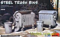 Металлические мусорные баки