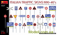 Итальянские дорожные знаки 1930-40-х годов