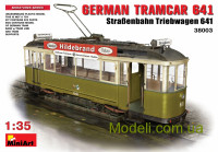 Немецкий трамвай с основанием для диорамы