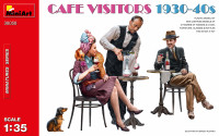 Посетители кафе 1930-40-х годов