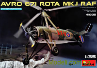 Разведывательный автожир avro 671 rota mk.1 raf