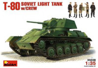 MA35038 T-80 Soviet light tank with crew