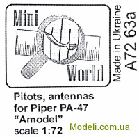 Питот и антенна для "Piper" PA-47 "Amodel"