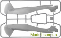 ModelSvit 4807 Пластиковая модель 1:48 Як-9Т противотанковый советский истребитель Второй мировой войны