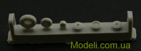 Northstar Models 144013 Колеса для вертолетов Ми-8/Ми-17 (смола)