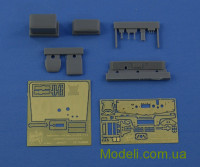 Смоляной набор: Элементы интерьера для грузовика КрАЗ-214 (Roden)