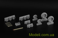 Northstar Models 48056-a Купить набор деталировки: Колеса для МиГ-29 (смола)