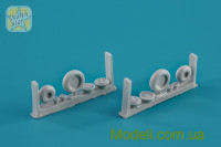 Northstar Models 48112-b Колеса для вертолетов Ка-27/Ка-32, Light серия (смола)