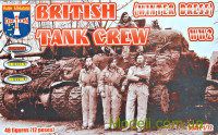 Британский танковый экипаж (зимняя униформа). Вторая мировая война