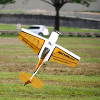 Самолёт радиоуправляемый Precision Aerobatics Katana Mini 1020мм KIT (желтый)