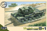 PST 72001 Купить пластиковую модель советского тяжелого танка ИС-1