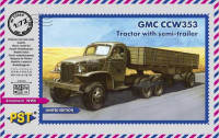 2,5-тонный грузовой автомобиль GMC CCW-353 с полуприцепом