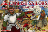 Английские моряки в бою, 16-17 века
