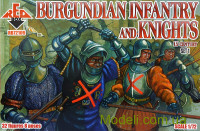 Бургундська піхота та лицарі 15 століття, набір 1