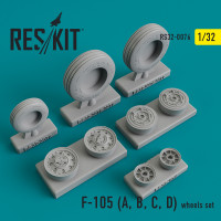 Смоляные колеса для самолета F-105 (A, B, C, D)