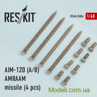 Набор вооружений: Американская управляемая ракета AIM-120 (A/B) AMRAAM, 4 шт.