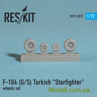 Смоляні колеса для турецьких літаків F-104 (A/B/C/D) Starfighter 