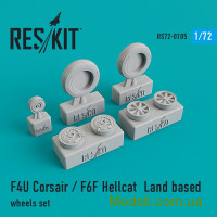 Смоляные колеса для самолетов F4U "Corsair"/F6F "Hellcat"