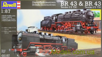 Скоростные паровозы BR 43 с тендером 2`2 T30 и BR 43 с тендером 2`2 T32