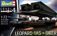 Танк Leopard 1A5 и танковый мостоукладчик Bridgelayer "Biber"
