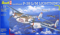 Revell Сборная модель-копия истребителя Локхид P-38  