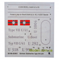 Revell 05100 Сборная модель подводной лодки U-Boot Typ VIIC/41