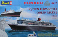 Подарочный набор с пароходами Queen Mary 2 / Queen Elizabeth 2