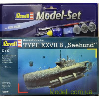 Подарочный набор с подводной лодкой Type XXVIIB "Seehund"