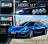 Подарочный набор c моделью автомобиля Porsche Panamera Turbo