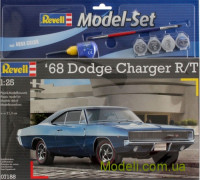 Подарочный набор с автомобилем 1968 Dodge Charger R/T