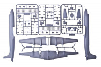 RODEN 303 Сборная пластиковая модель самолета DC-7C Японские авиалинии