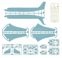 RODEN 338 Сборная модель Пассажирский самолет Boeing 707-321