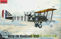 Биплан-бомбардировщик Airco (de Havilland) D.H.9